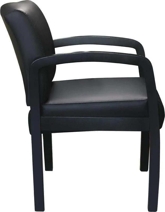 Boss Quick Assembly Wood Guest Chair [B9580BK-BK] - Image 5