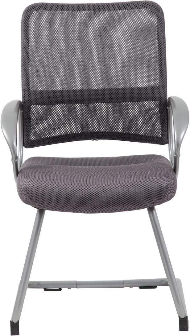 Boss Mesh Back with Pewter Finish Guest Chair [B6419] - Image 4