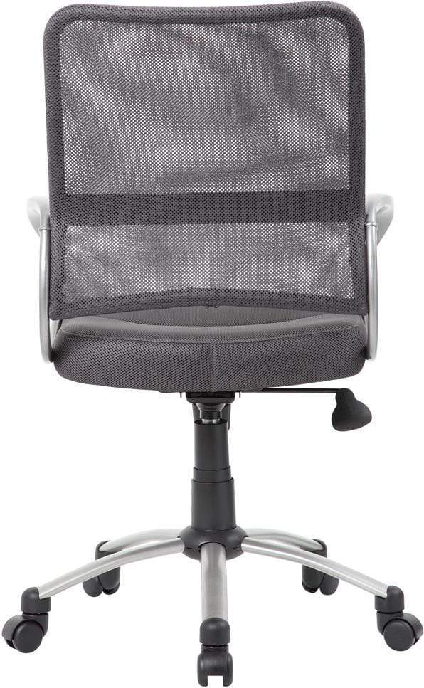 Boss Mesh Back with Pewter Finish Task Chair [B6416] - Image 2