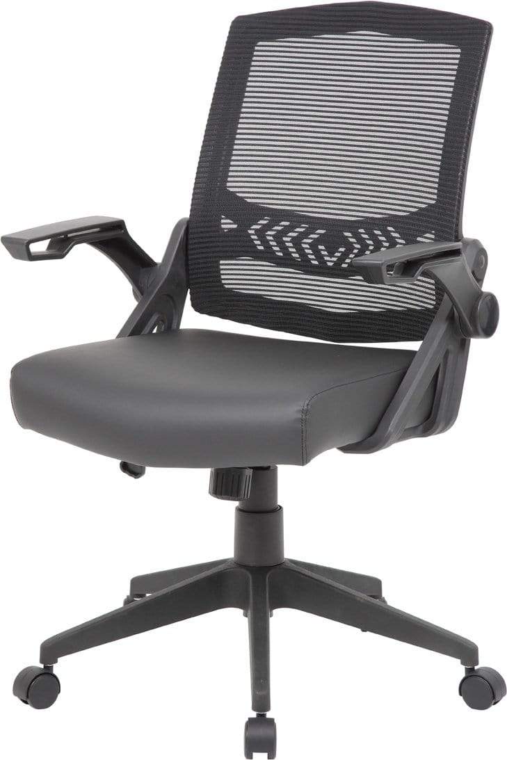 Boss Mesh Flip Arm Task Chair [B6223-BK] - Image 2
