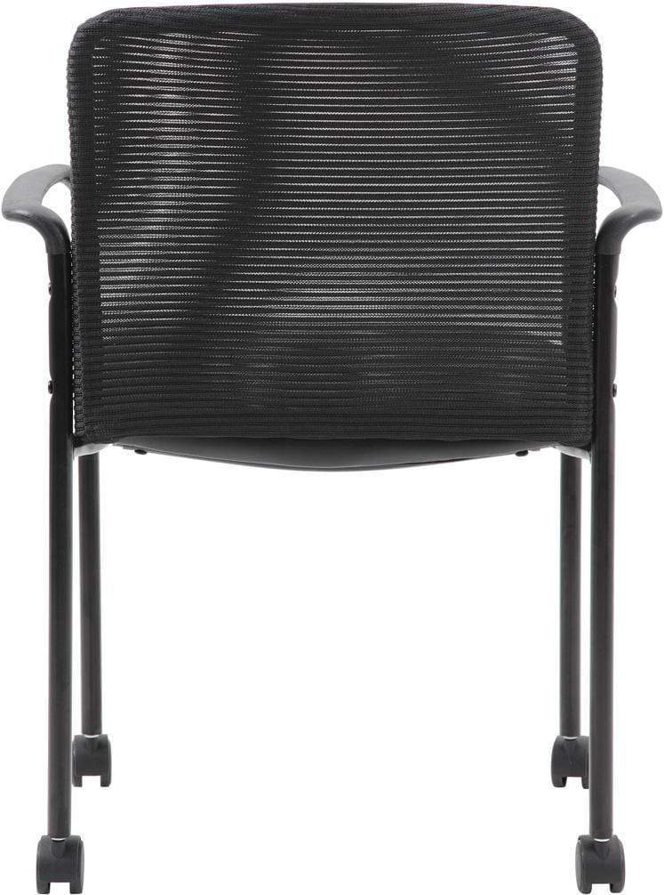 Boss Mesh Guest Chair with Casters, Black [B6909R-CS] - Image 6