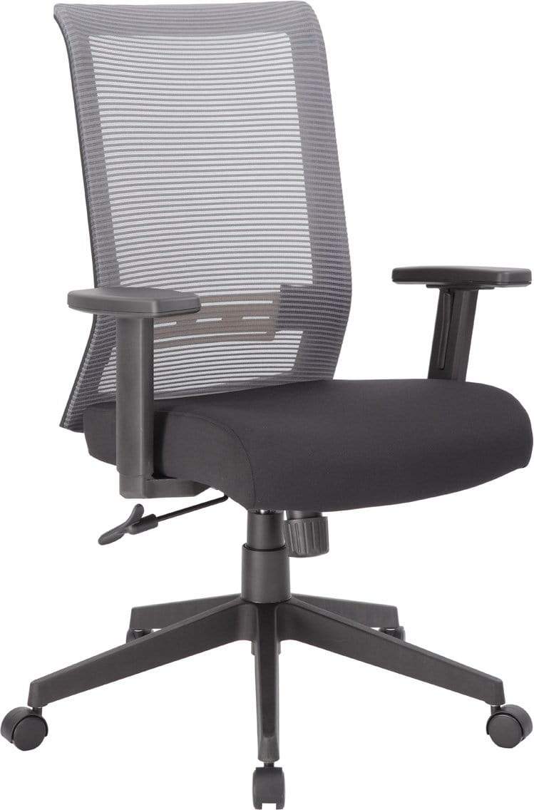 Boss Mesh Task Chair in Grey [B6566GY-BK]