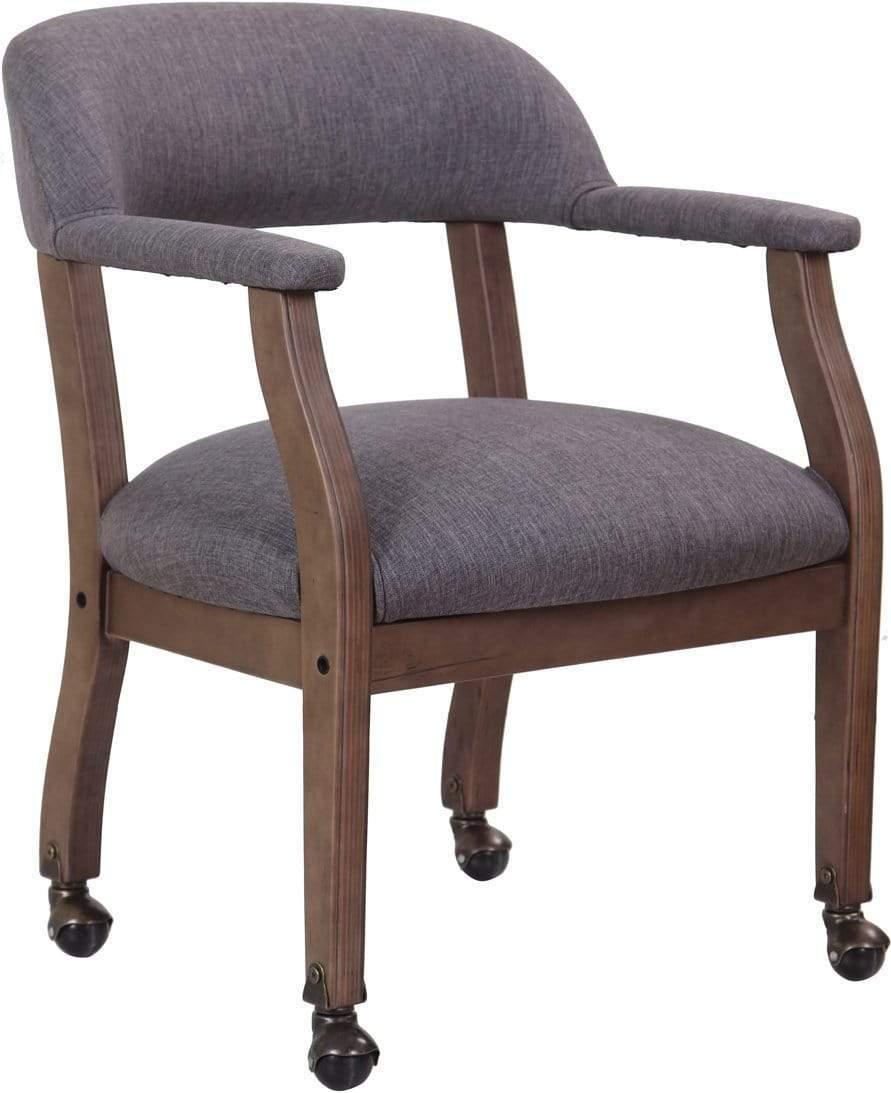 Boss Modern Captain's Guest Chair Slate Grade Commercial Grade Linen [B9540DW-SG] - Image 5