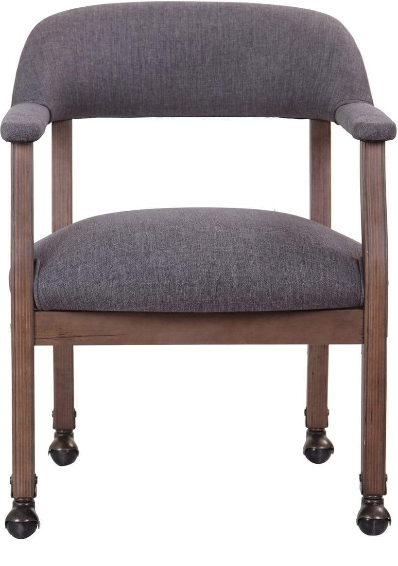 Boss Modern Captain's Guest Chair Slate Grade Commercial Grade Linen [B9540DW-SG] - Image 8