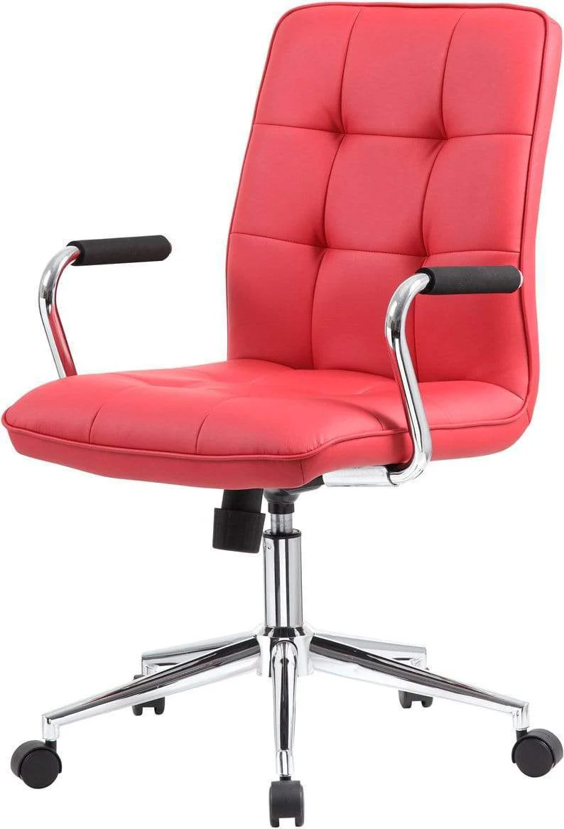 Boss Modern Office Chair with Chrome Arms [B331-BK] - Image 8