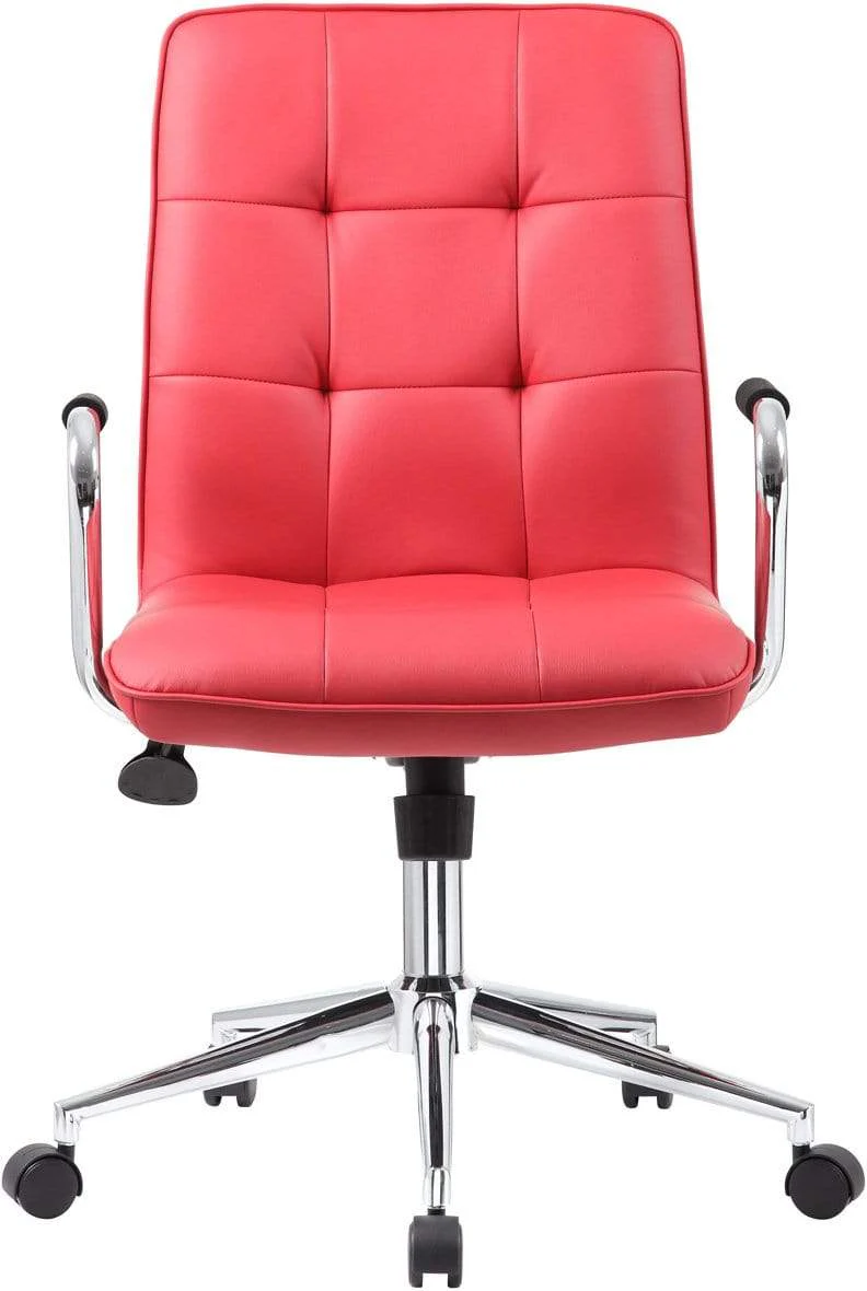 Boss Modern Office Chair with Chrome Arms [B331-BK] - Image 9