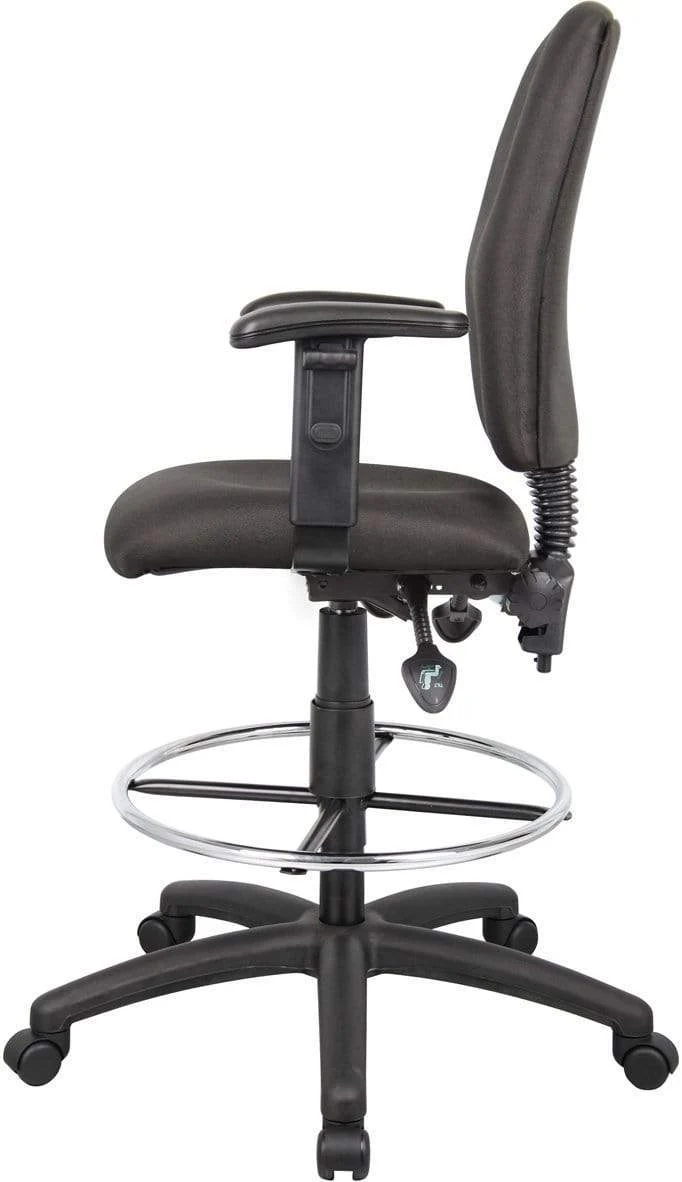 Boss Multi-Function Fabric Drafting Stool [B1635-BK] - Image 10