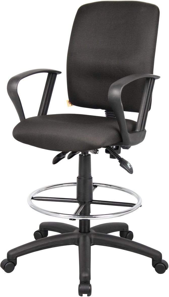 Boss Multi-Function Fabric Drafting Stool [B1635-BK] - Image 12