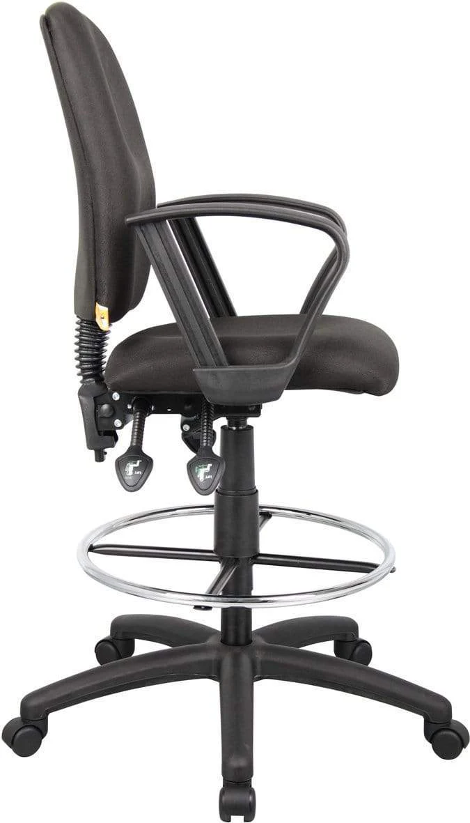 Boss Multi-Function Fabric Drafting Stool [B1635-BK] - Image 14