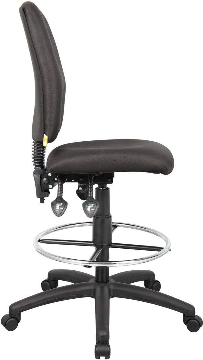 Boss Multi-Function Fabric Drafting Stool [B1635-BK] - Image 3