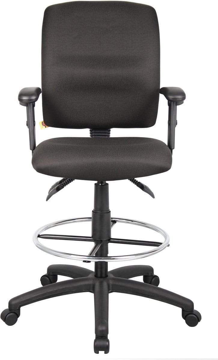 Boss Multi-Function Fabric Drafting Stool [B1635-BK] - Image 7