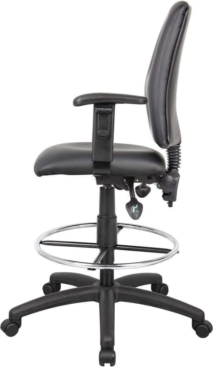 Boss Multi-Function LeatherPlus Drafting Stool [B1645] - Image 11