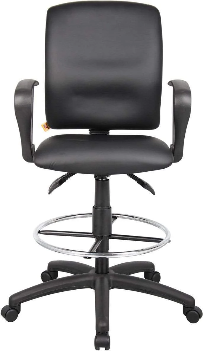 Boss Multi-Function LeatherPlus Drafting Stool [B1645] - Image 13