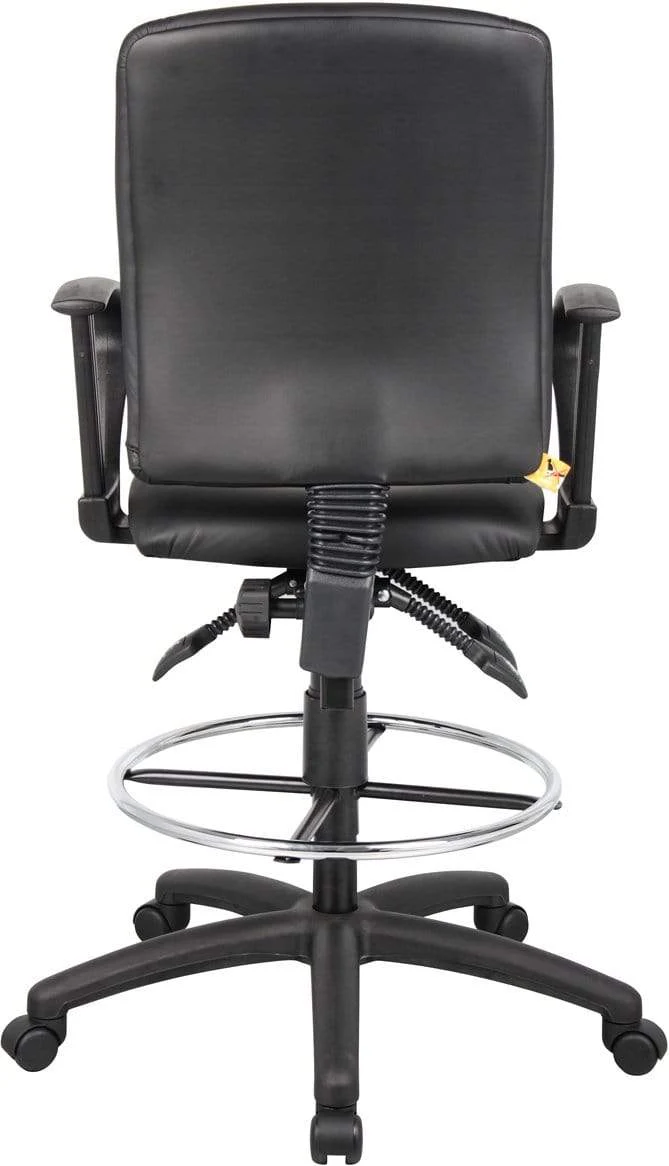 Boss Multi-Function LeatherPlus Drafting Stool [B1645] - Image 15