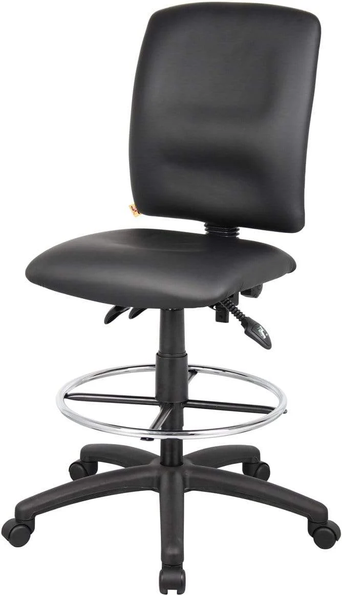 Boss Multi-Function LeatherPlus Drafting Stool [B1645] - Image 2