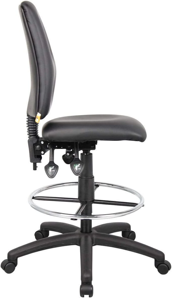 Boss Multi-Function LeatherPlus Drafting Stool [B1645] - Image 4
