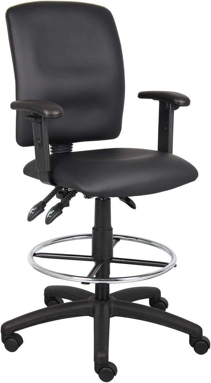 Boss Multi-Function LeatherPlus Drafting Stool [B1645] - Image 7