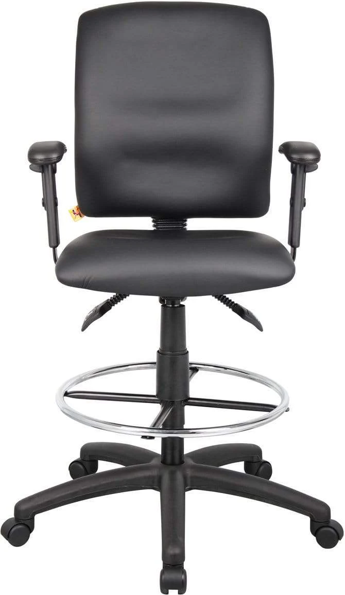 Boss Multi-Function LeatherPlus Drafting Stool [B1645] - Image 8
