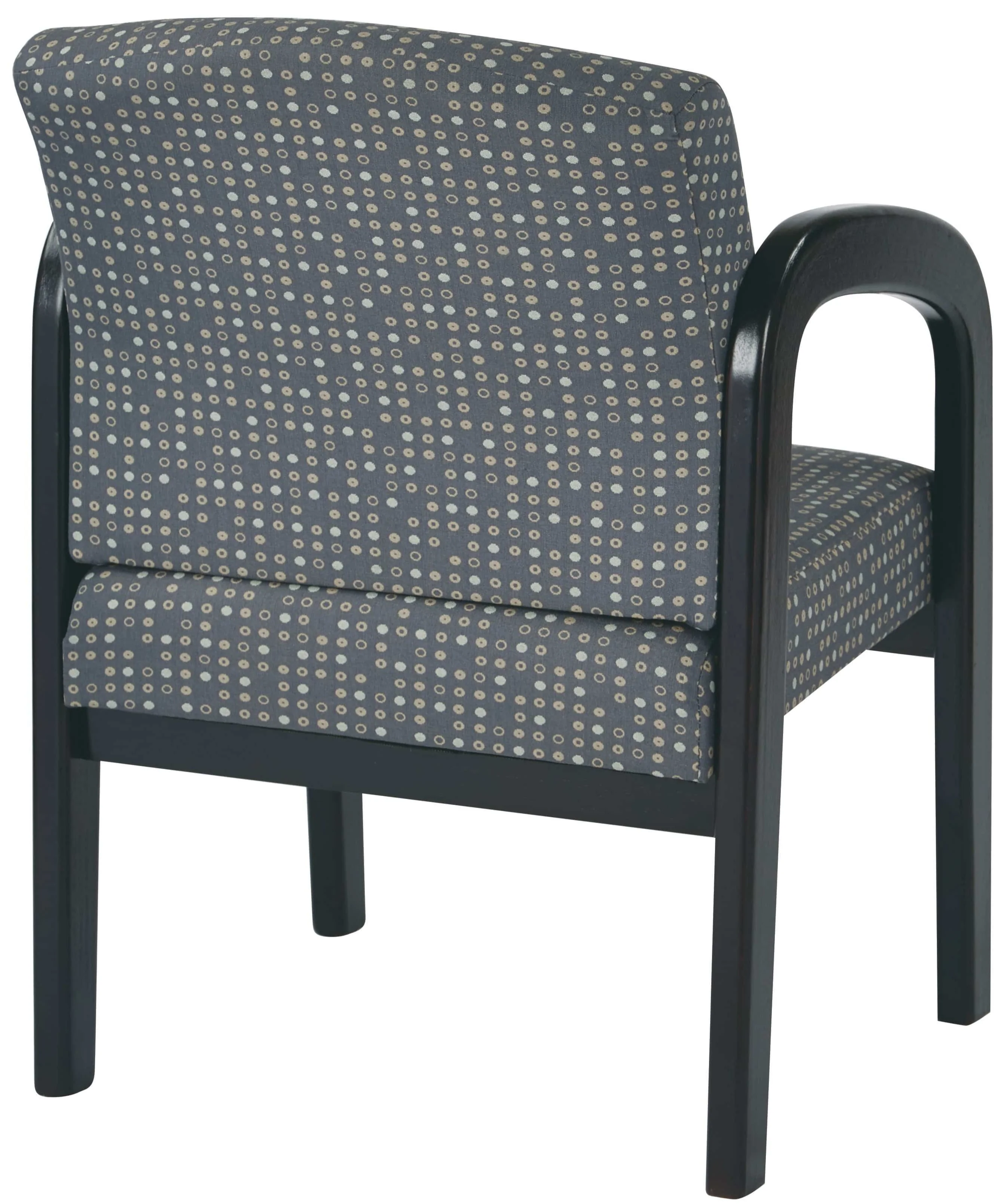 Work Smart Wood Visitors Chair in Espresso Finish [WD388] - Image 3