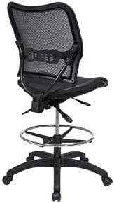Space Seating Deluxe Full Mesh Drafting Chair [13-77N30D] - Image 4