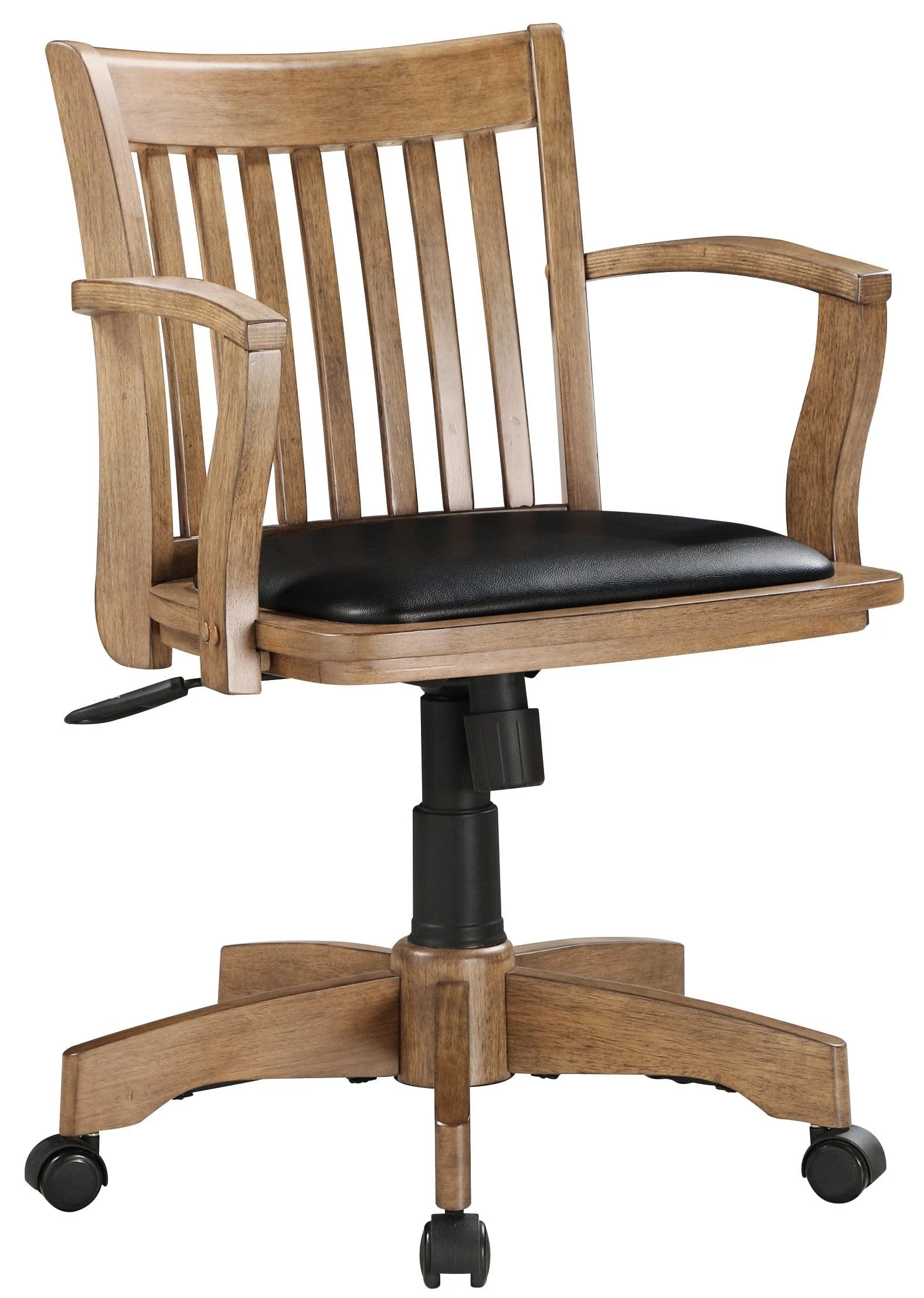 OSP Designs Deluxe Wood Bankers Desk Chair [108] - Image 3