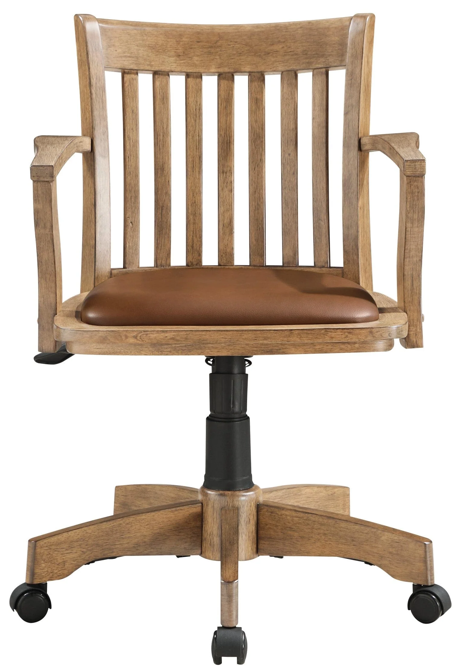 OSP Designs Deluxe Wood Bankers Desk Chair [108] - Image 4