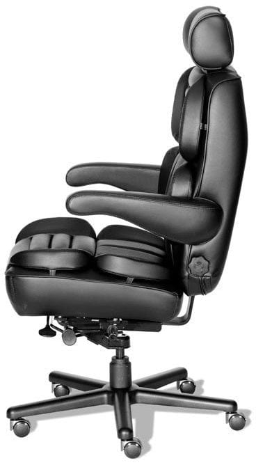 ERA Galaxy Big and Tall Leather Office Chair with Seat Slider [OF-GLXY] - Image 3