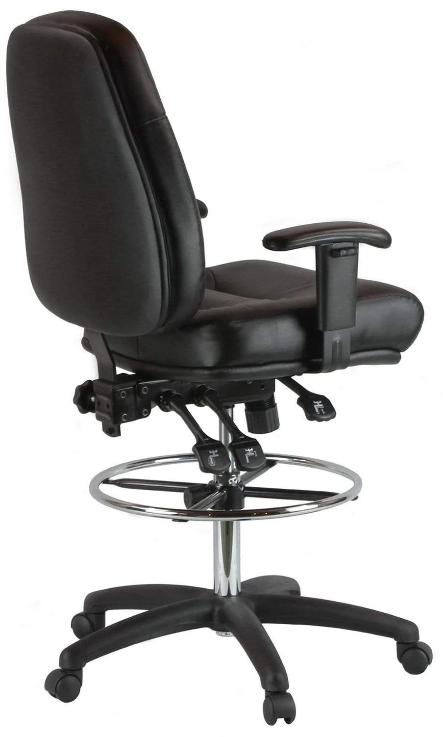 Harwick Multi-Function Leather Drafting Chair [100KL] - Image 3