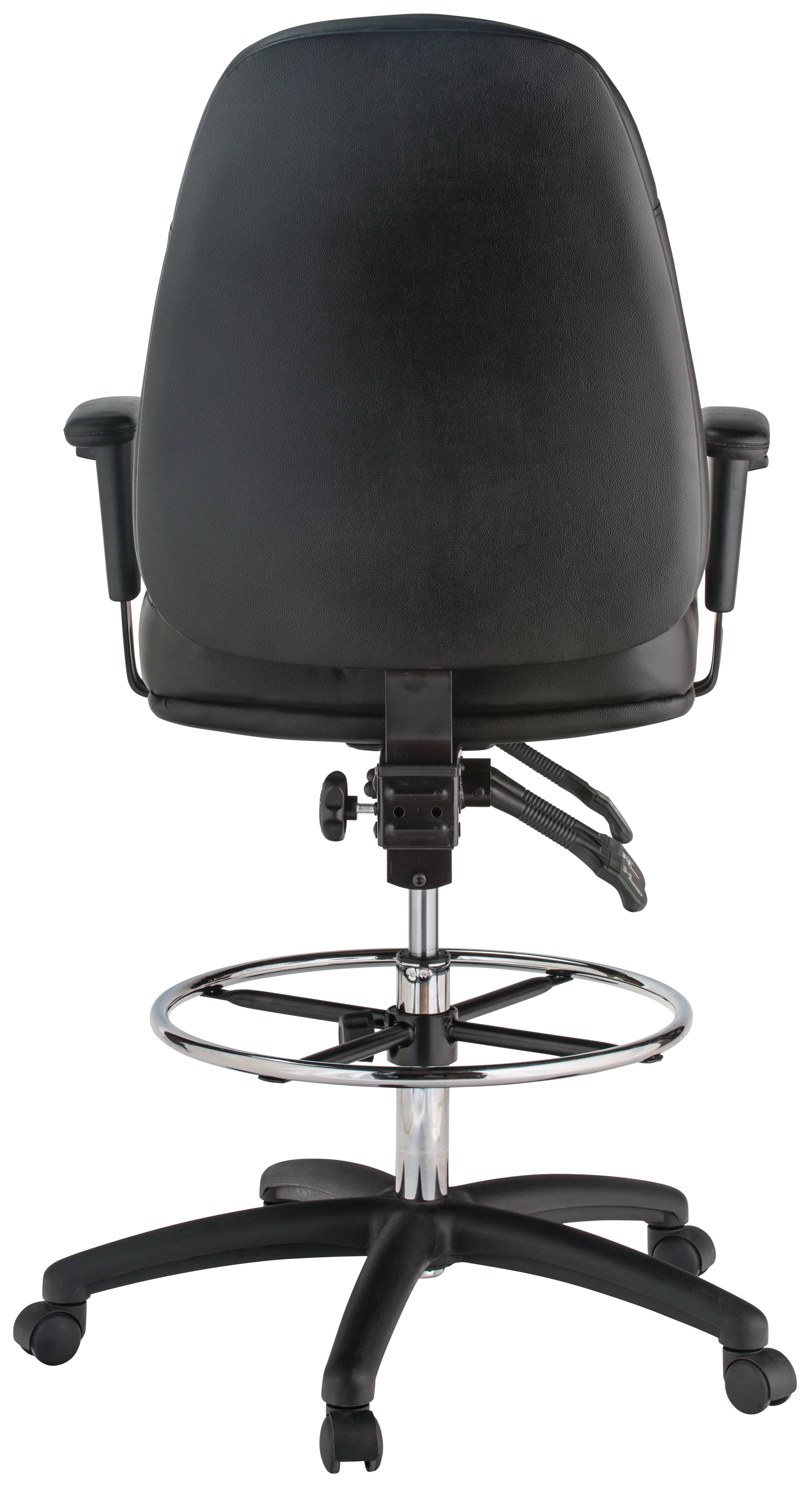 Harwick Multi-Function Leather Drafting Chair [100KL] - Image 6