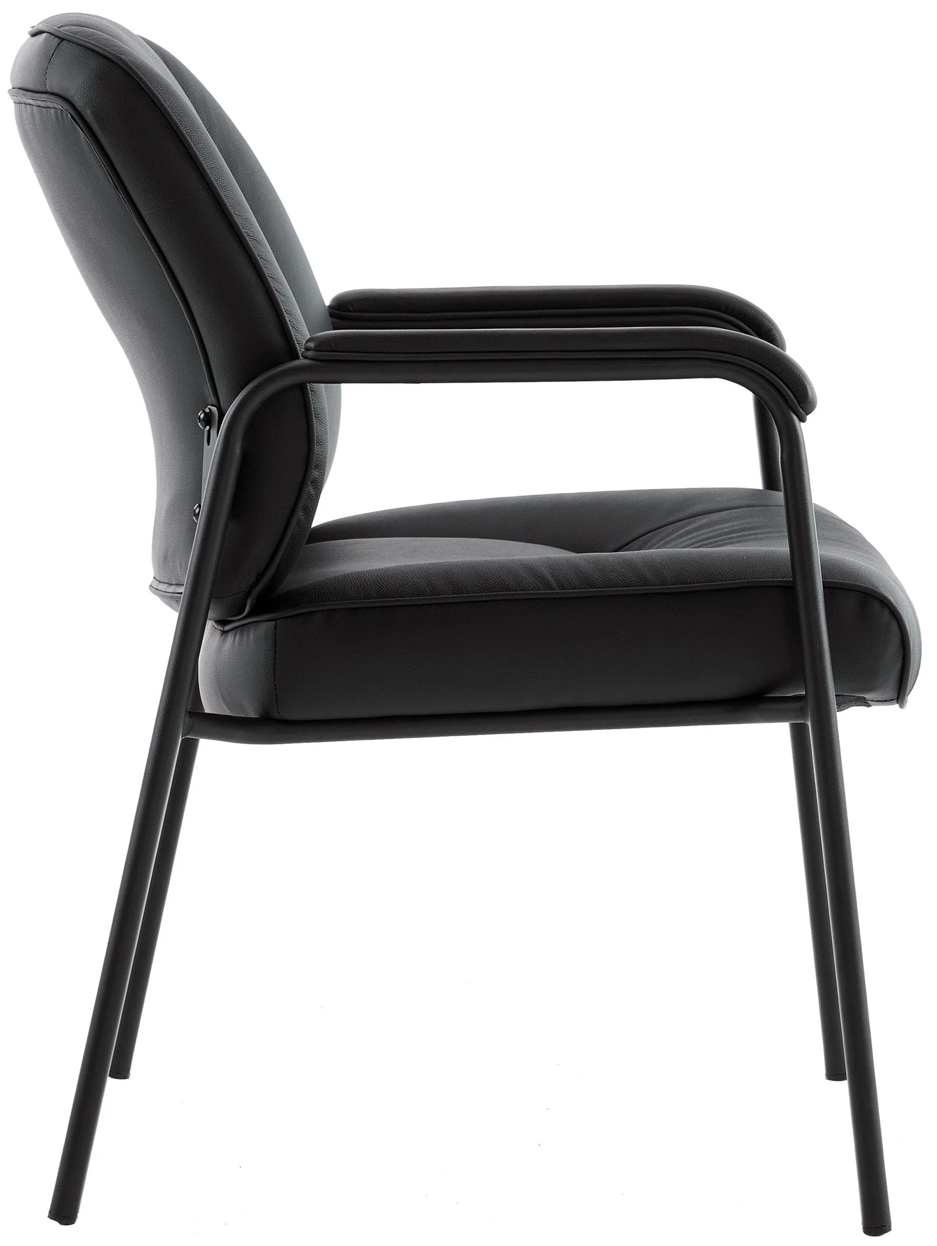 Harwick Top Grain, Genuine Leather Waiting Room Chair - Four Legged [820L] - Image 3