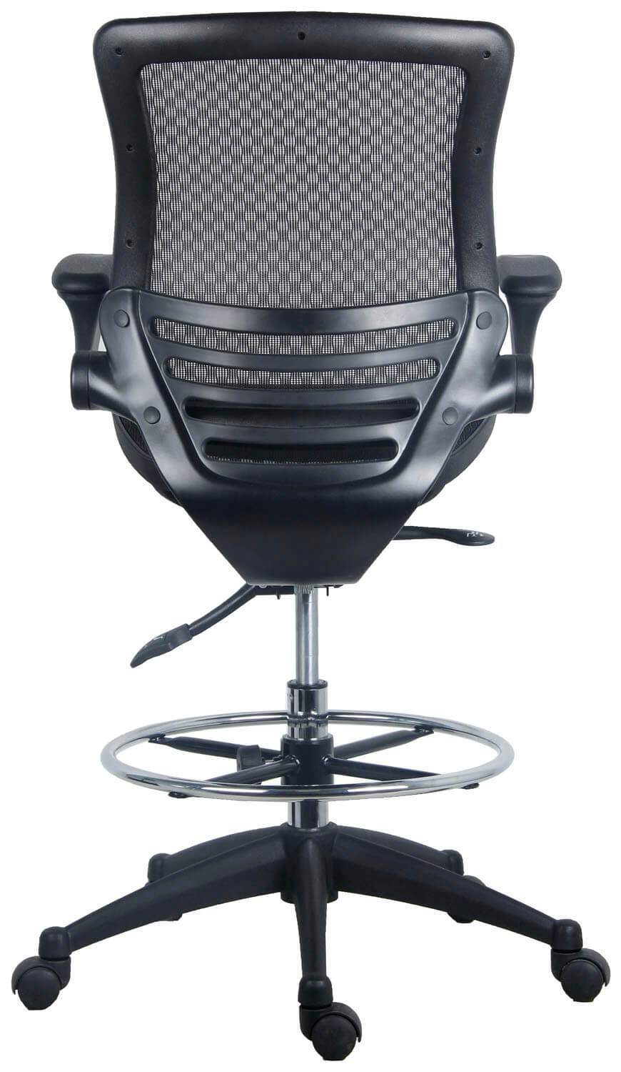 Harwick Evolve Mesh Big and Tall Drafting Chair - Dark Knight Edition [2250D-DRK] - Image 7