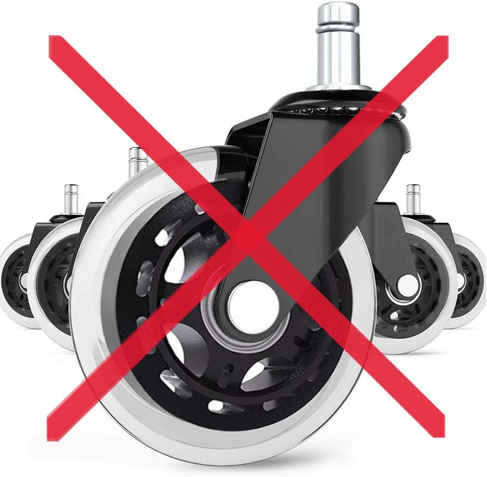 Harwick Universal Soft Wheel Casters, Set of 5 [HF-CASTER] - Image 3