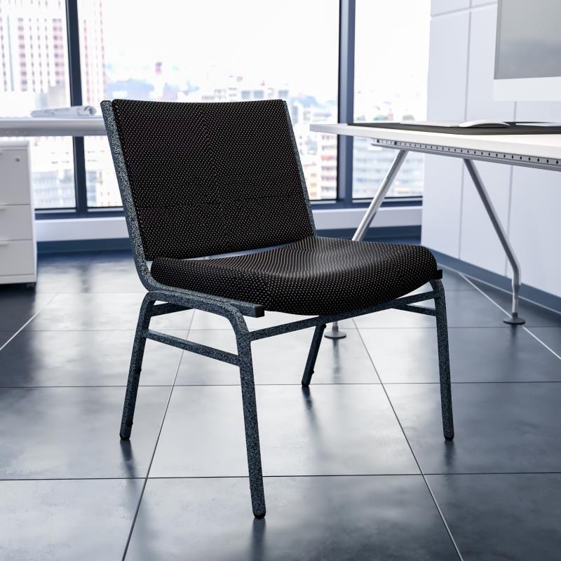 Hercules 1000 LB Capacity Stacking Chair [XU-60555-BK-GG] - Image 4