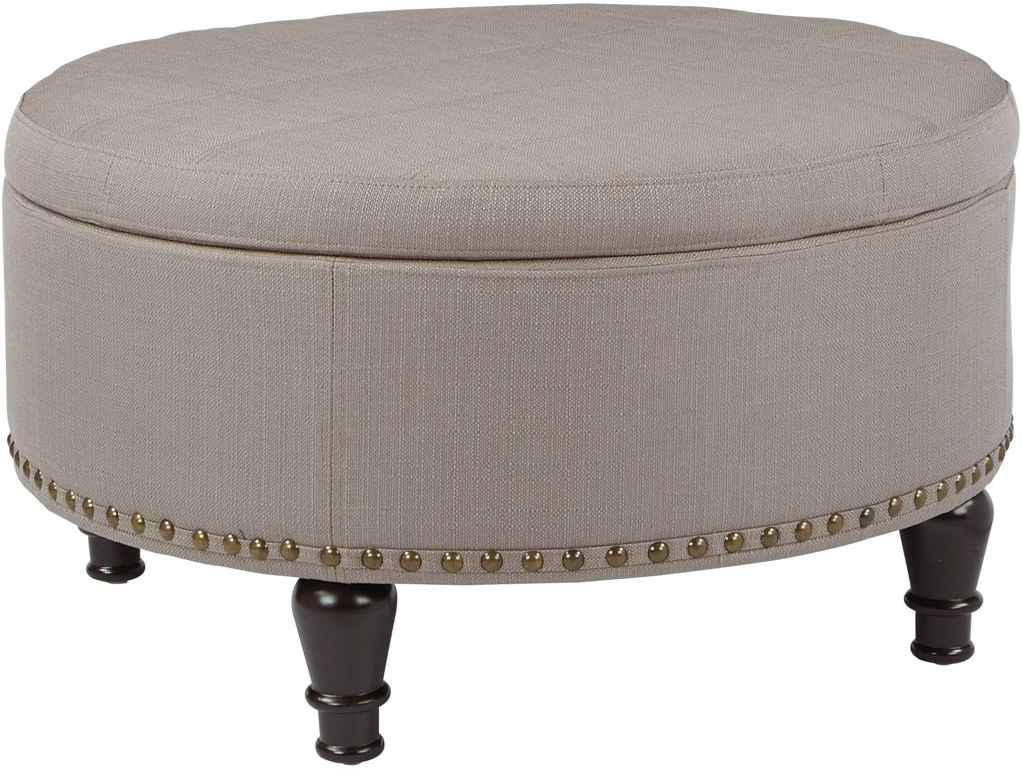 INSPIRED by Bassett Augusta Storage Ottoman [BP-AUOT32] - Image 4