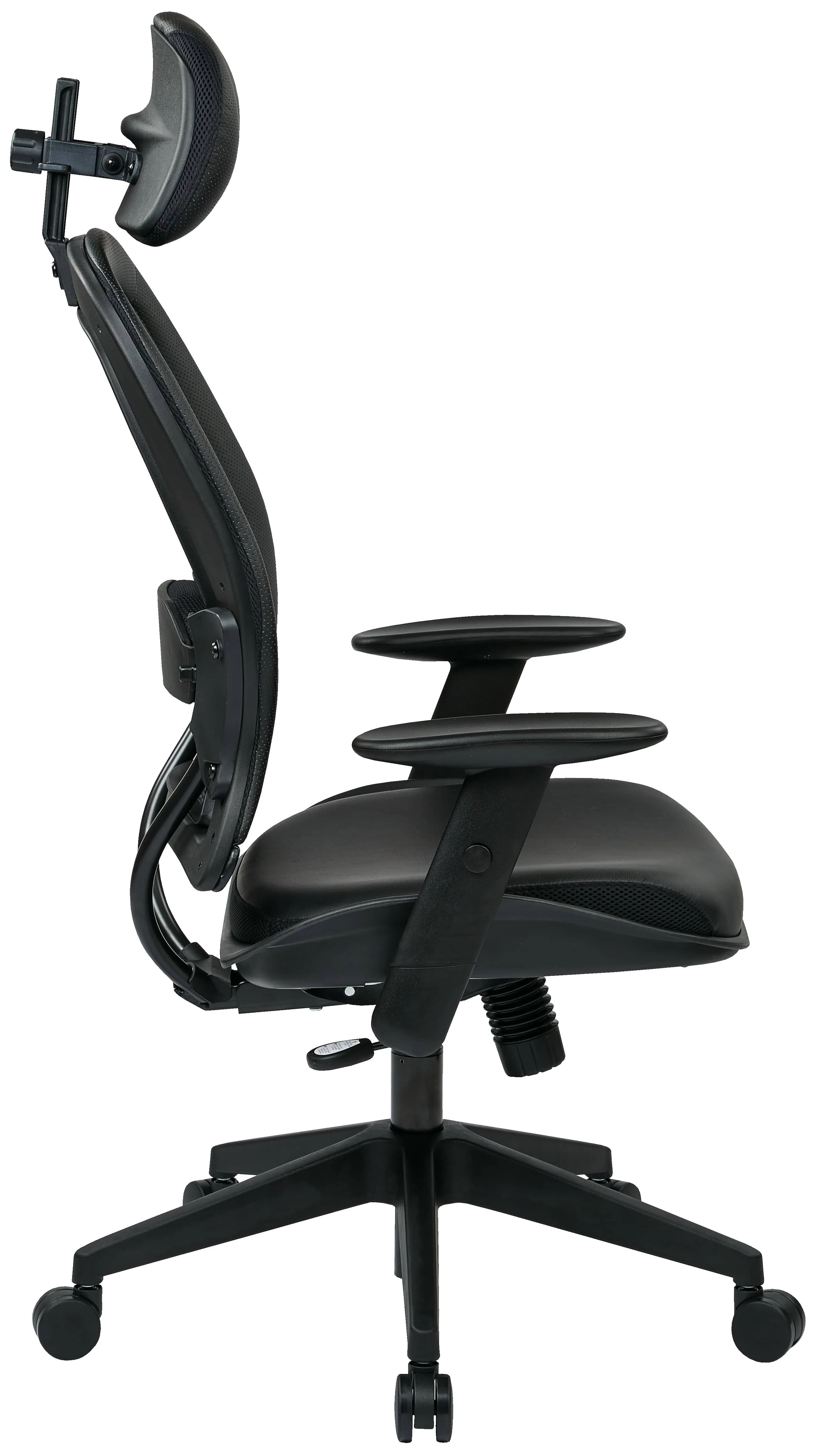 Space Seating Leather Air Grid Chair with Headrest [57906E] - Image 3