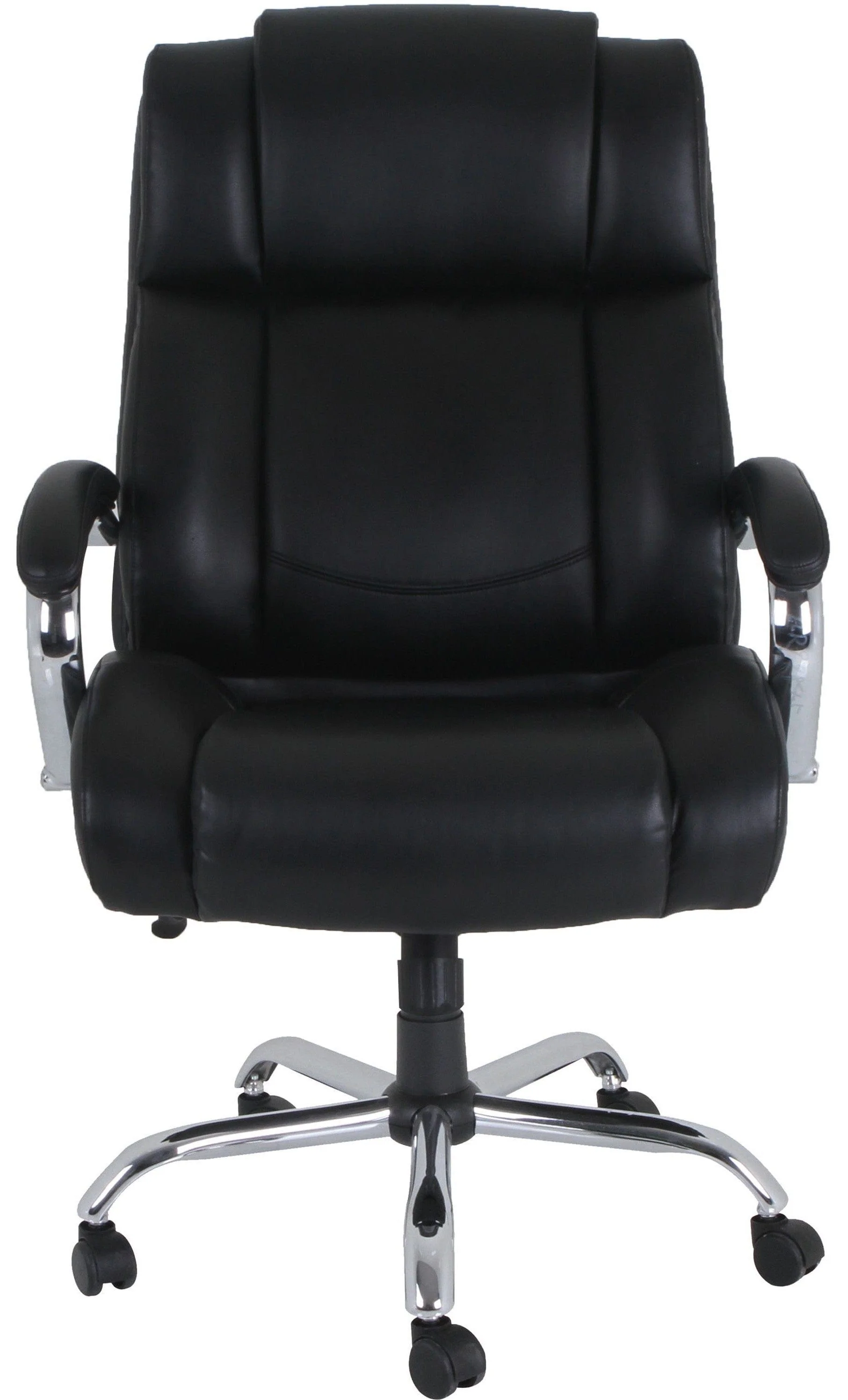 Lorell Big and Tall Leather Office Chair with 500 Lb. Capacity [LLR99845] - Image 2