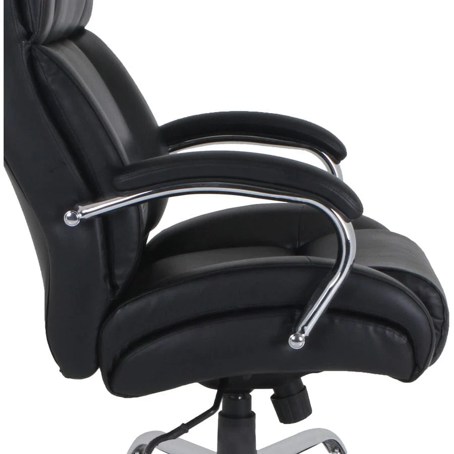 Lorell Big and Tall Leather Office Chair with 500 Lb. Capacity [LLR99845] - Image 6