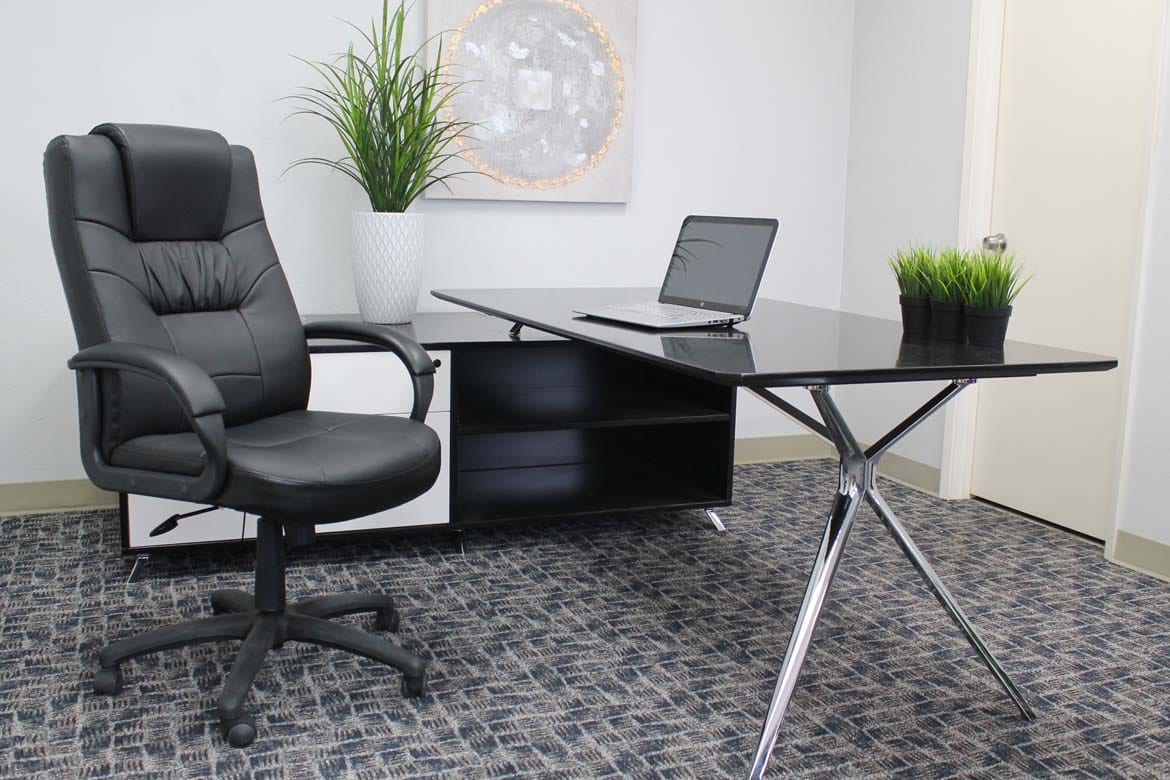 Boss Lumbar Support LeatherPlus Office Chair [B7501] - Image 2