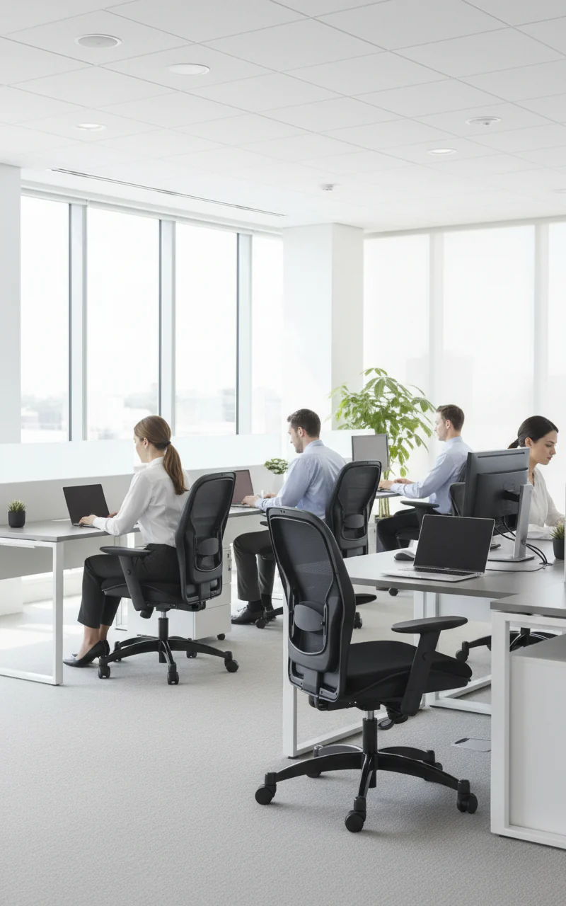 Space Seating Office Chair with Mesh Back [2300] - Image 5