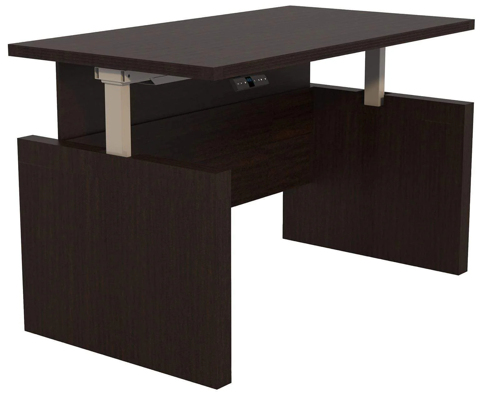 Safco Mayline Aberdeen Height-Adjustable Desk, Conference Front Top & Base, 72"W [ARDH7236] - Image 4