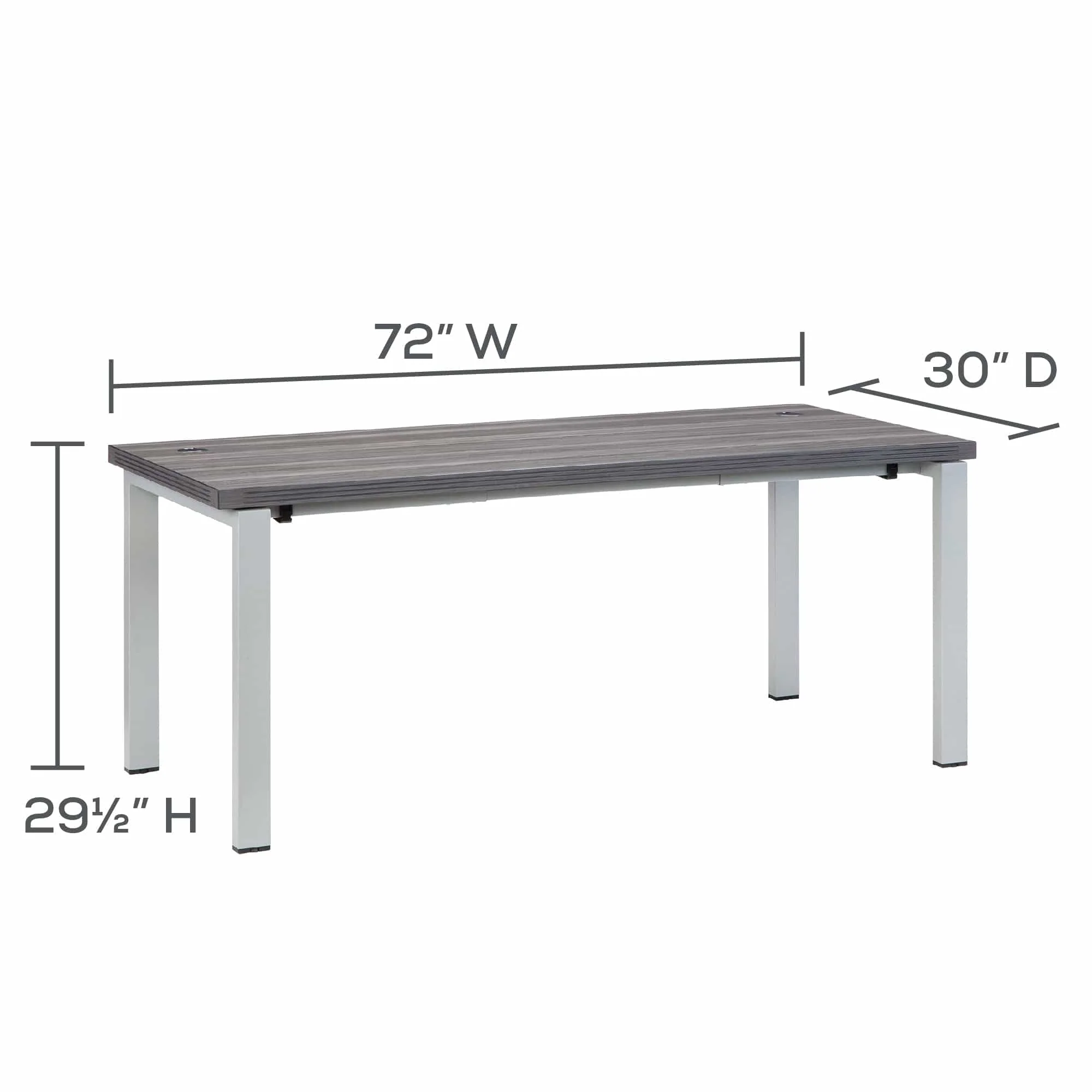 Safco Mayline Aberdeen® Table Desk with Straight Top [ABTDS72] - Image 4