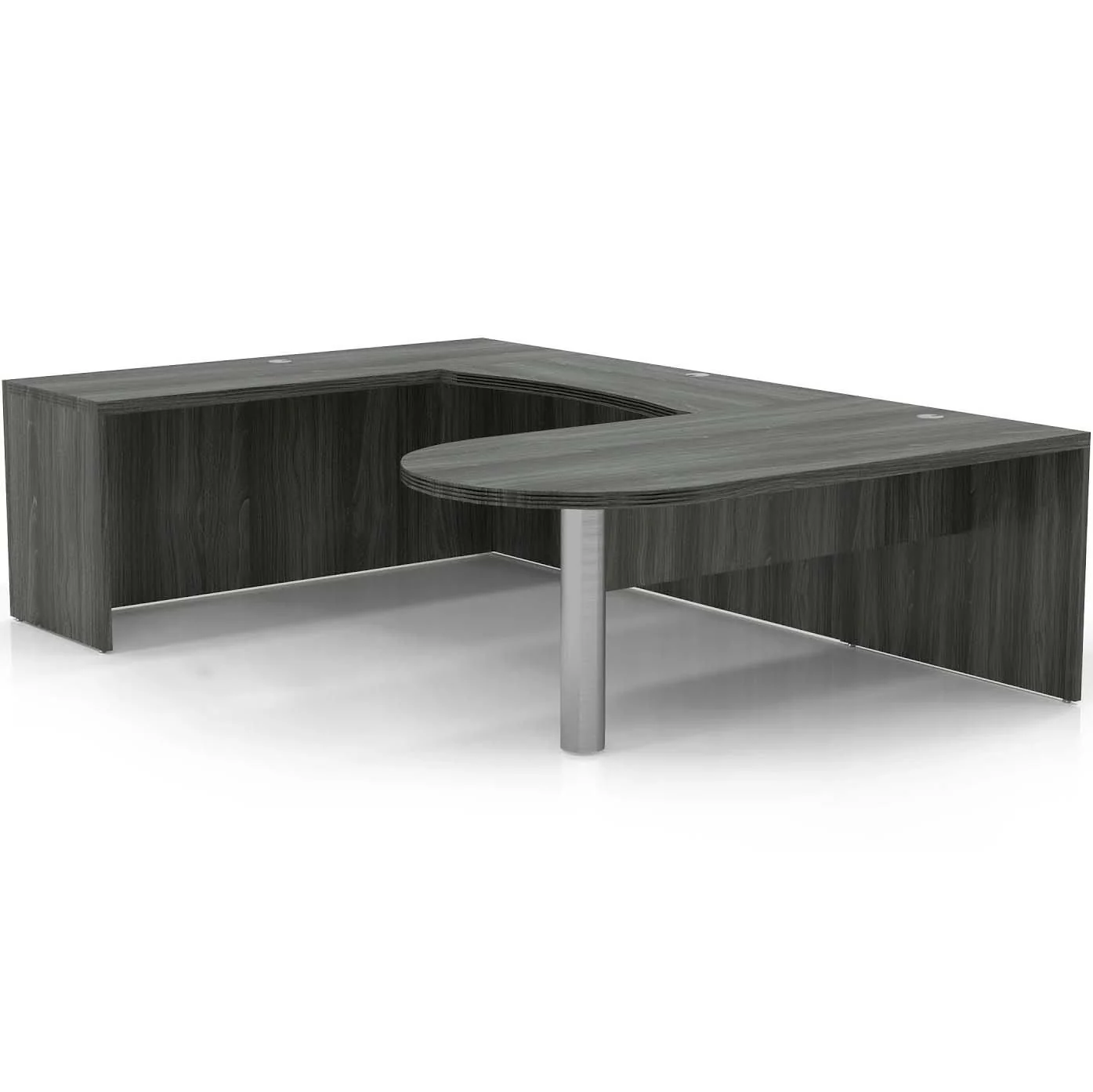 Safco Mayline Aberdeen Office Desk Set Cherry [AT14] - Image 2
