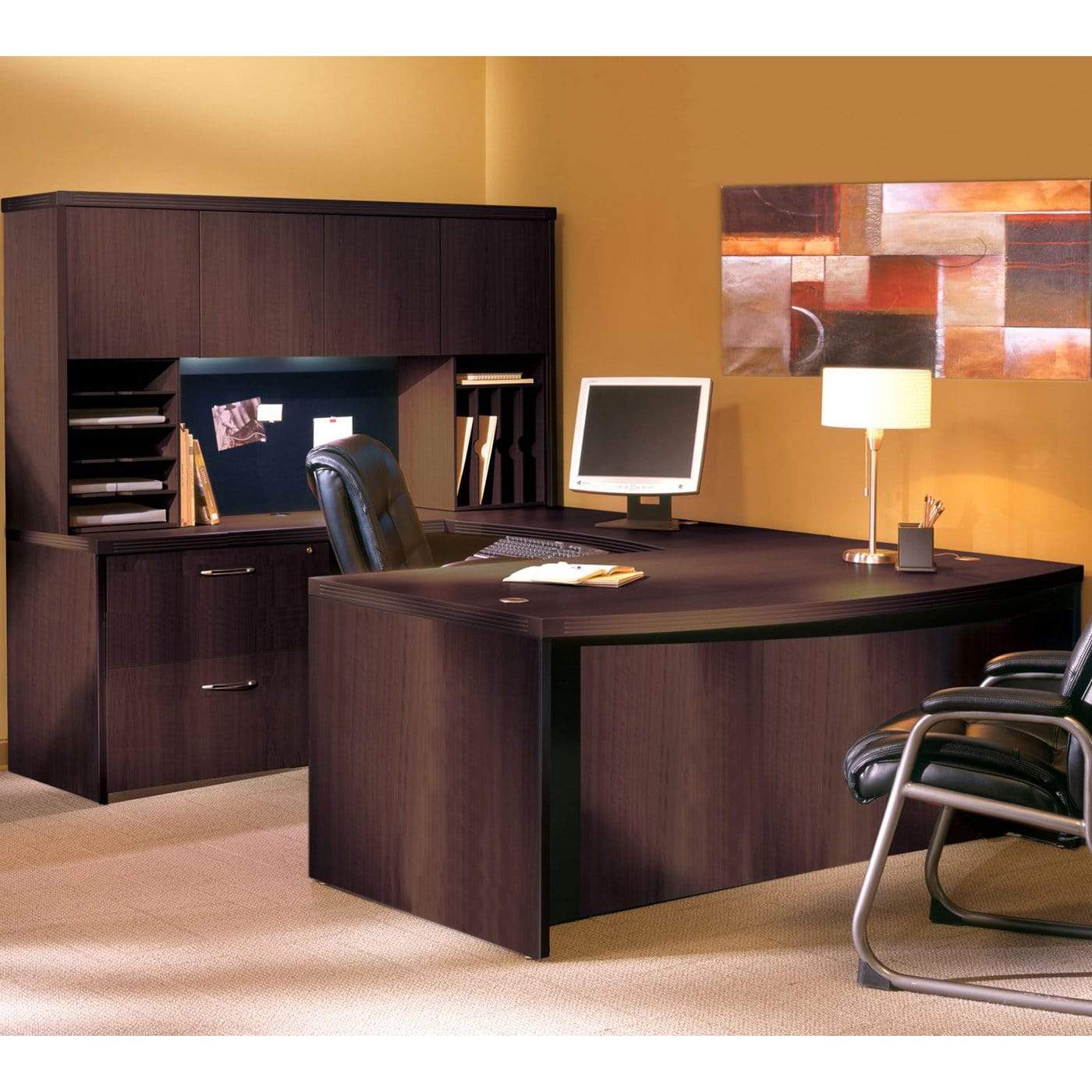 Safco Mayline Aberdeen Office Desk Set [AT2]
