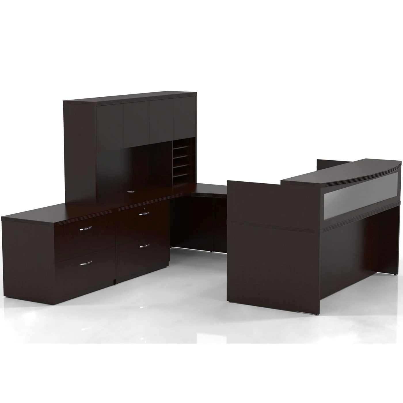 Safco Mayline Aberdeen Office Desk Set [AT38]