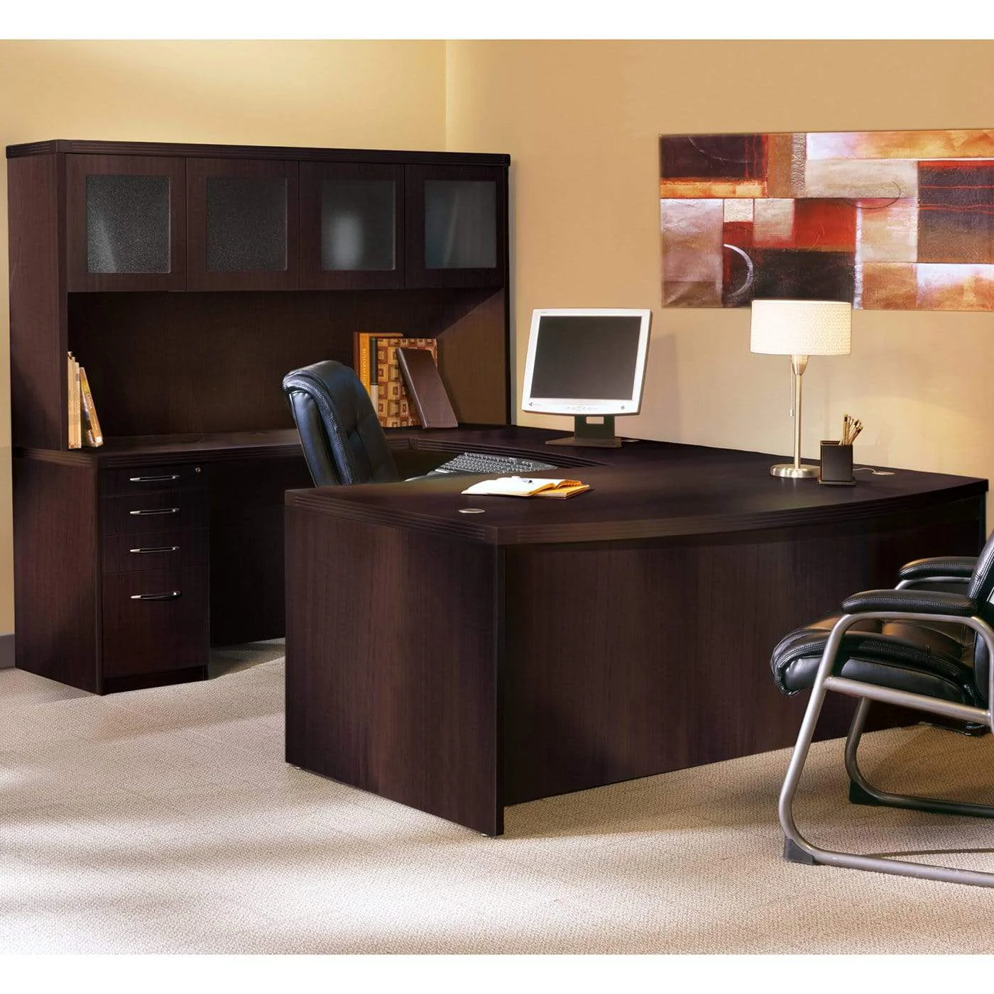 Safco Mayline Aberdeen Office Desk Set [AT5]