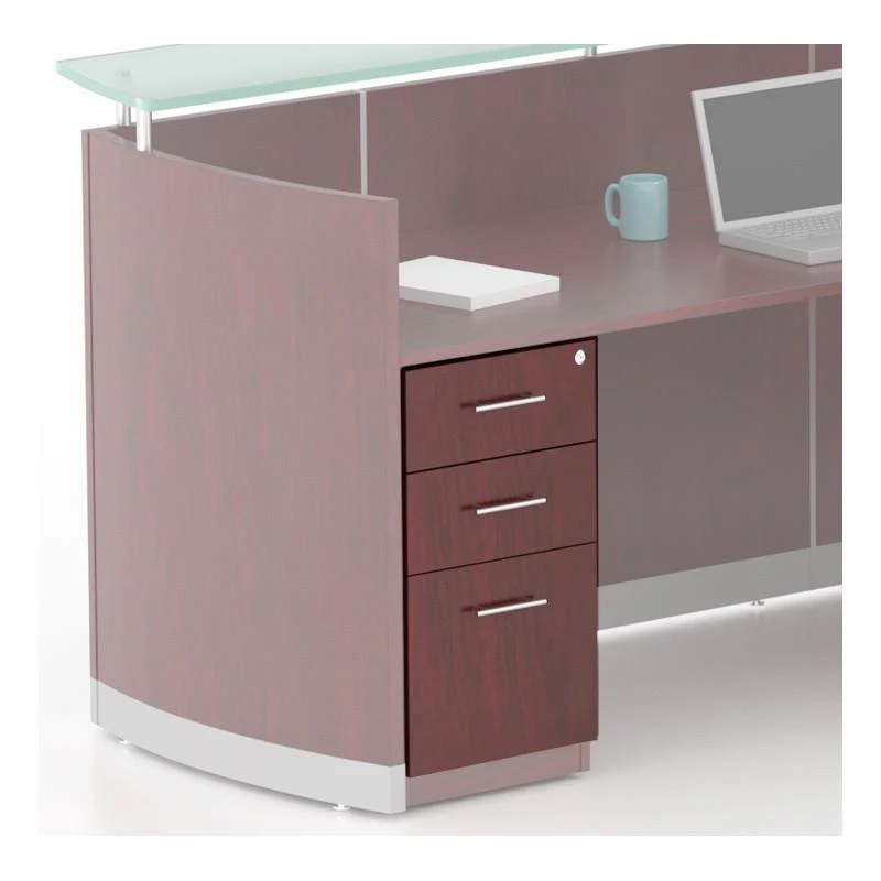 Safco Mayline Medina Reception Station B/B/F Pedestal [MNRBBF]