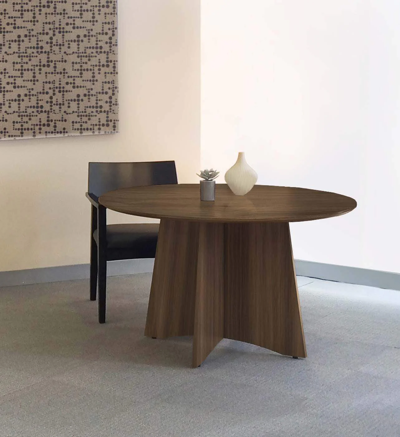 Safco Mayline Medina Conference Table 48" Round [MNCR48] - Image 3