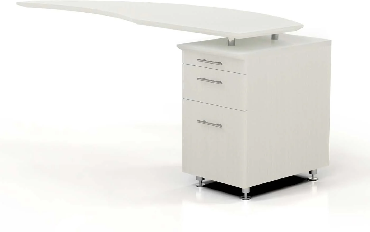 Safco Mayline Medina Curved Desk Return PBF Pedestal Right [MNRTPR] - Image 3