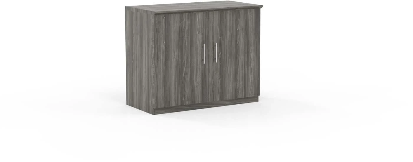 Safco Mayline Medina 36" Storage Cabinet, Wood Doors [MSC]