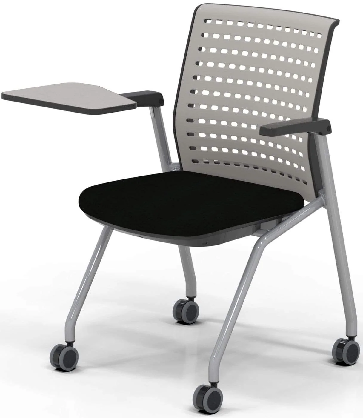 Safco Mayline Thesis Training Chair Arms, Tablet, Black Fabric[ KTS3SGBLK]